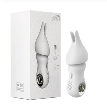  Leten Mini AV Vibratörler Kadınlar İçin Klitoris 10 Hız Titreşimli G noktası Meme Klitoris Stimülatörü Tavşan Atlama Yumurta Vibratör Erotik oyuncaklar