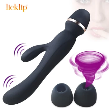  Licklip Güçlü Emme vibratör Bayanlara Seks Oyuncakları Kadın Klitoris Stimülatörü Meme Enayi Vibratörler Kadınlar İçin Seks Ürünleri