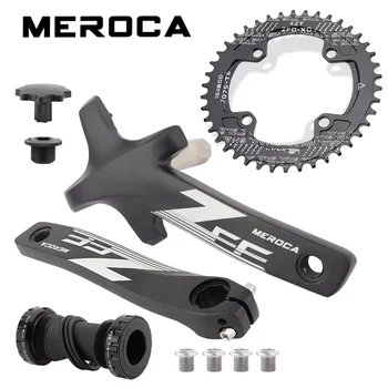  MEROCA dağ bisikleti bisiklet parçaları parçaları krank 104BCD 170/172 / 175mm 32/34/36/38/40 / 42T dişli alt destek MTB