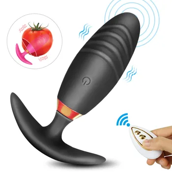  Mini Bullet Klitoris Stimülatörü Vibratör Kadınlar için Seks Oyuncakları Erkekler Yumuşak Silikon Anal Butt Plug prostat masaj aleti Yetişkin Ürün