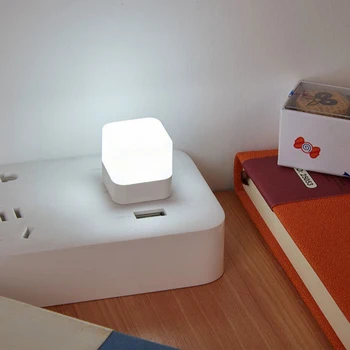  Mini gece lambası USB fişi ile mobil güç şarj LED küçük kitap ışık göz koruması okuma lambası masa aydınlatma sıcak beyaz