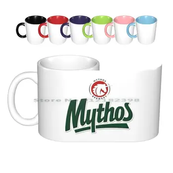  Mythos-Bira Seramik Kupalar Kahve Fincanları Süt Çay Kupa Logo Yaratıcı Trend Vintage Hediye Şişe Fincan