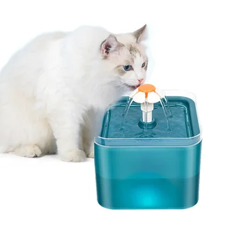  Otomatik Kedi içme çeşmesi LED Aydınlatma ile USB Pet su sebili ile Devridaim Filtreleme Taze Temiz Su için
