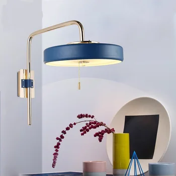  Rama Duvar Lambaları salon modern Nordic minimalist demir yaratıcı tasarımcısı model oda ev yatak odası başucu LU80120 led 