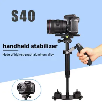  S40 El Alüminyum Alaşım Video Sabitleyici Dağı Telefon için Canon Nikon DSLR DV AEE DSLR Video Kamera Steadicam