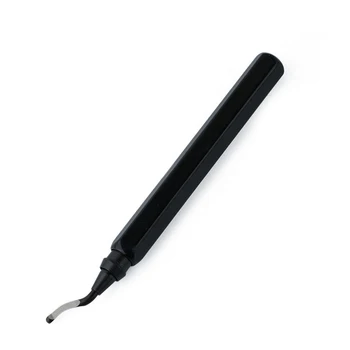  Siyah Çelik Döner Bıçak Aracı RB1000 Bıçak Sağlam Saplı Plastik Bakır Köşe Çatlak DIY Çapak Alma Kırpma İşleme Araçları