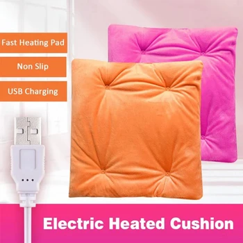  Sonbahar Kış sıcak USB elektrikli ısıtma pedleri Araba ofis koltuğu ısıtma pedleri ev yastık ev Yoga ısıtmalı koltuk minderi