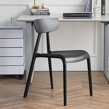  Tasarımcı Benzersiz yemek sandalyeleri İskandinav Modern Minimalist Salon bahçe Sandalyesi Teras Balkon Silla Comedor mutfak mobilyası