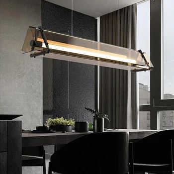  Tasarımcı lamba, modern minimalist restoran avize ışık lüks yemek masası bar lambası yaratıcı endüstriyel tarzı ofis lambaları