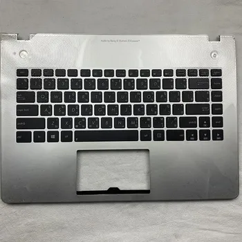  Tayland Palmrest Kapak Laptop Klavye İçin ASUS N46V N46VZ N46VM N46 N46EI Gümüş Kapak TI Düzeni