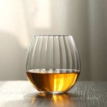  Taze Tarzı Tomurcuk Tasarım Japonya viski bardağı İskoç Viski Snifter Brendi XO Chivas Tumbler Kaya Gözlük bira bardağı kokteyl bardakları