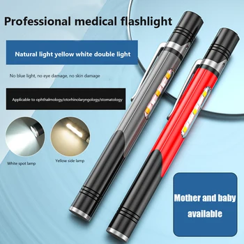  Taşınabilir Fonksiyonlu Tıbbi ilk Yardım LED kalem ışık çalışma Muayene Cep Mini el feneri Su Geçirmez Doktor Hemşire teşhis