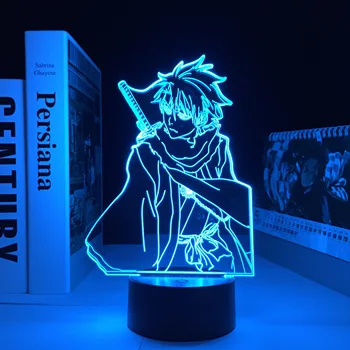  Toshiro Hitsugaya Anime Çamaşır Suyu Şekil led ışık yatak odası dekor ıçin ışık Doğum Günü Hediyesi Odası Dekor Manga Çamaşır Suyu 3D Masa Lambası