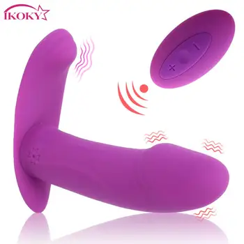  Vajina Klitoris Stimülatörü Seks Oyuncakları Kadınlar için 20 Hızları Kadın Masturbator Uzaktan Kumanda Külot Vibratör Giyilebilir Vibratör