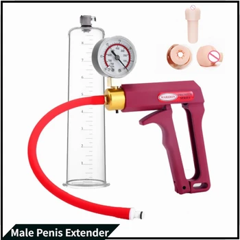  Vakum Pompası Erkek Silindir Penis Büyütme Cihazı Emme mastürbasyon kupası Gerçek Vajinal Pussy Pompa Penis Extender Seks Oyuncakları 18+