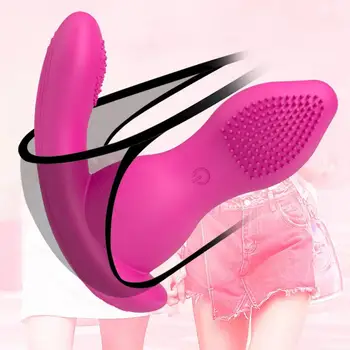  Vibratör vajina stimülatörü uzaktan kumanda silikon USB G-spot masaj çift için