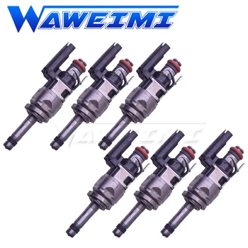  WAWEIMI 6 Adet Benzinli Yakıt Memesi Uygun Fiyat Enjeksiyon OEM 31432774 vo-lvo S60 S80 V60 V70 XC60 2.0 L yakıt nozulları