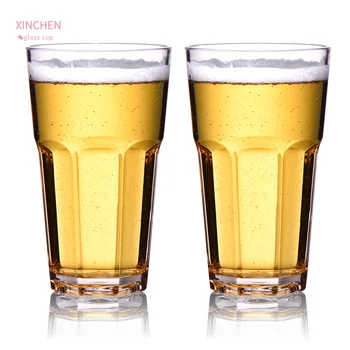  XİNCHEN 2021 Şeffaf bira kupası Tritan Plastik içecek bardağı viski bardağı Bar şarap bardakları 4 adet