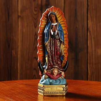  Yaratıcı Meksika Notre Dame Süslemeleri Ev Süsler Simgesi Meryem Ana