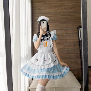  Yeni Japon Anime Cos Giyim Poker Hizmetçi Kostüm Cosplay Kostüm