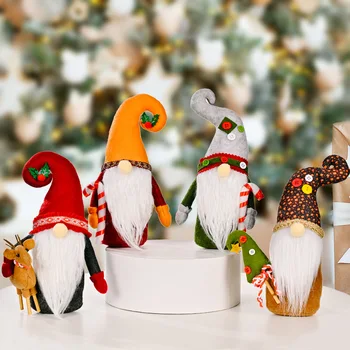  Yeni Noel dekorasyon Noel kanca şapka Rudolph bebek ev dekorasyon süsler Noel meçhul bebek gnome bebek