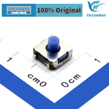  Yeni orijinal Dokunmatik Anahtarı B3SL-1005P Mavi Basma Düğmesi Japon kökenli Anahtarları