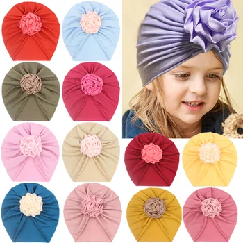  Yeni Çocuk Şapkaları Bebek Yumuşak Şapka Süt İpek Plaka Çiçek Kazak Şapka Yürümeye Başlayan Aksesuarları Yenidoğan bebek nesneleri