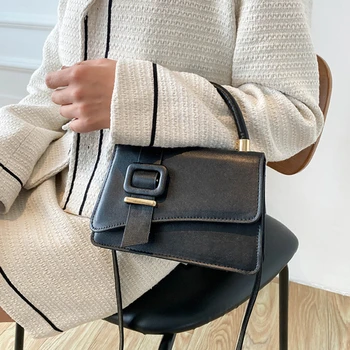  Yüksek Kaliteli PU Deri Kadın Çanta Lüks Tasarımcı Kadın omuzdan askili çanta 2022 Yeni Moda Tüm Maç Messenger Küçük Kare Çanta