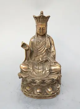  Çin saf pirinç tang üç Tibet Buda heykeli