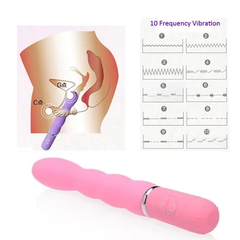  camaTech Güçlü 10 Hızları G Spot Vibratör Kadınlar için Silikon Su Geçirmez Kadın Vajina Klitoris Masajı Mastürbasyon Seks Oyuncakları
