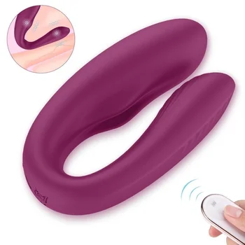  Çift Vibratör Klitoris ve G-Spot Stimülasyon Çift Motorlu Kablosuz Uzaktan Kumanda Şarj Edilebilir Yetişkin Seks Oyuncakları Kadınlar İçin